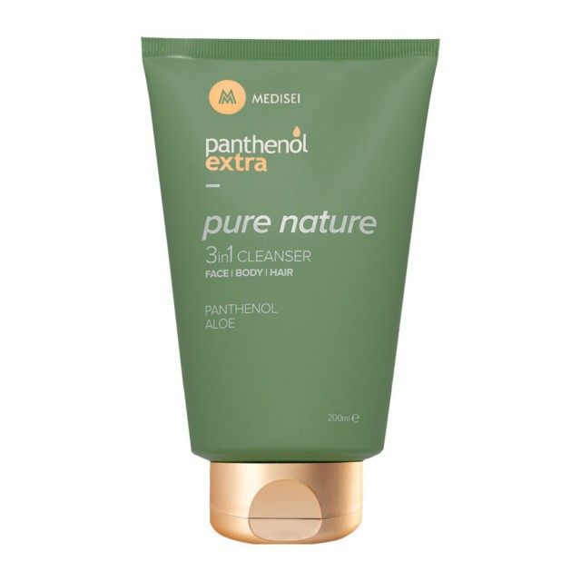 Panthenol Extra Pure Nature 3in1 Cleanser Αφρόλουτρο & Σαμπουάν 200ml