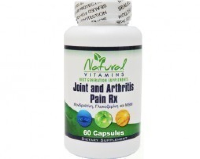 Natural Vitamins JOINT AND ARTHRITIS PAIN RX 60caps