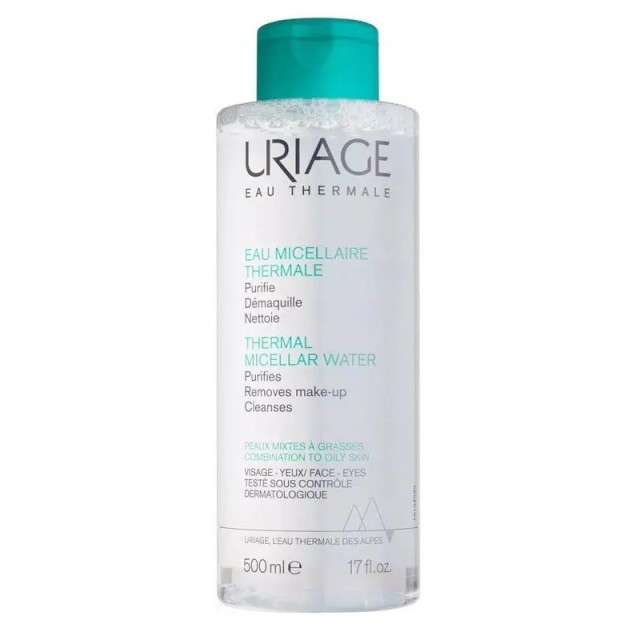 Uriage Eau Micellaire Thermale Mixed To Oily Ιαματικό Νερό Για Λιπαρό Δέρμα 500ml