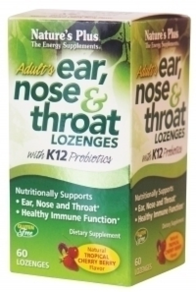 Natures Plus EAR NOSE & THROAT 60 παστίλες