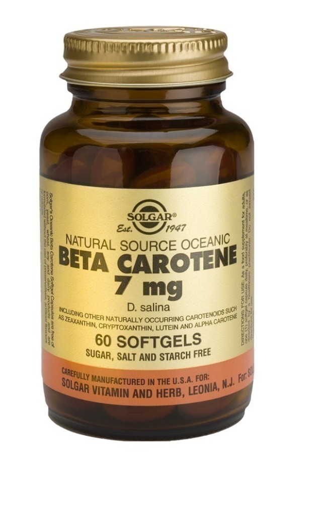 SOLGAR BETA-CAROTENE 7mg softgels  60s