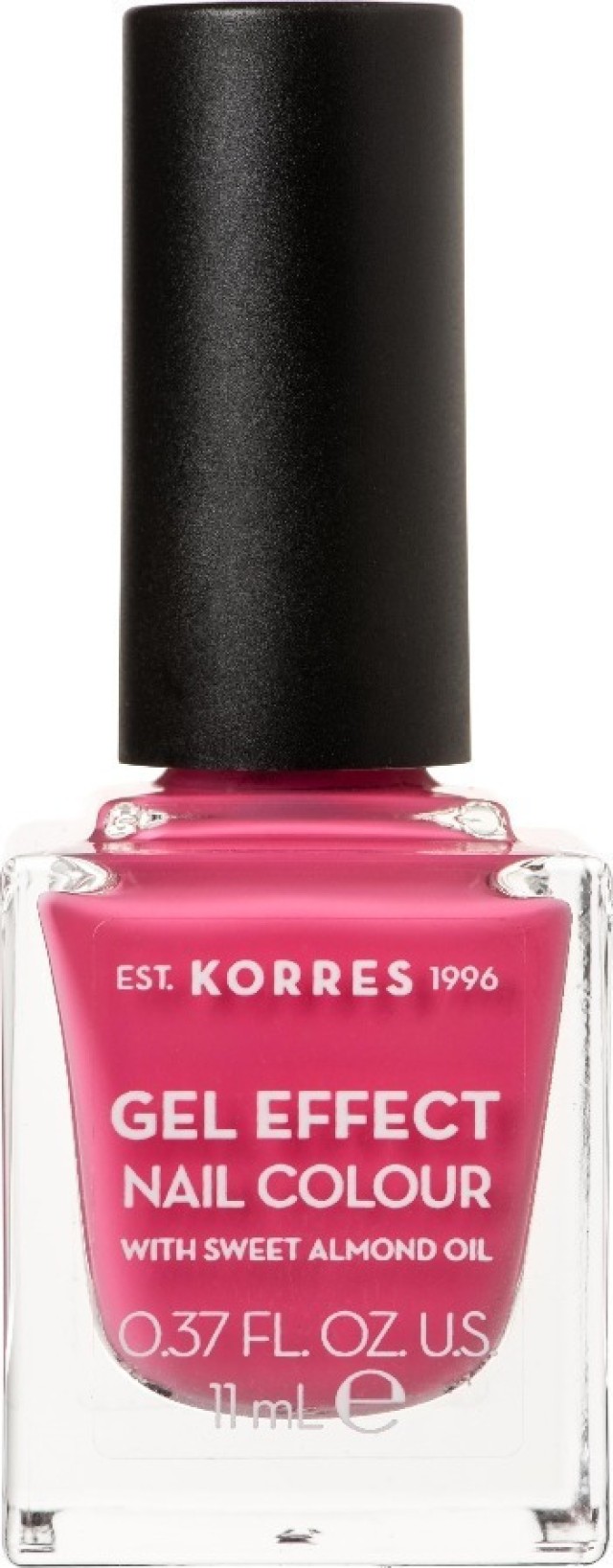 Korres Gel Effect Nail Colour Pink Parfait Rose No 20 Βερνίκι Νυχιών Απόλυτης Λάμψης & Διάρκειας, με Αμυγδαλέλαιο 11ml