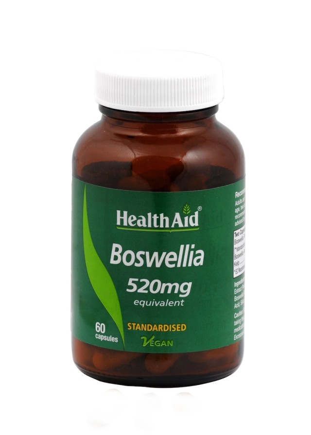 Health Aid Boswelia 520mg Wild Herbs Συμπλήρωμα Διατροφής Με Βότανα Για Τα Οστά & Της Αρθρώσεις 60 κάψουλες