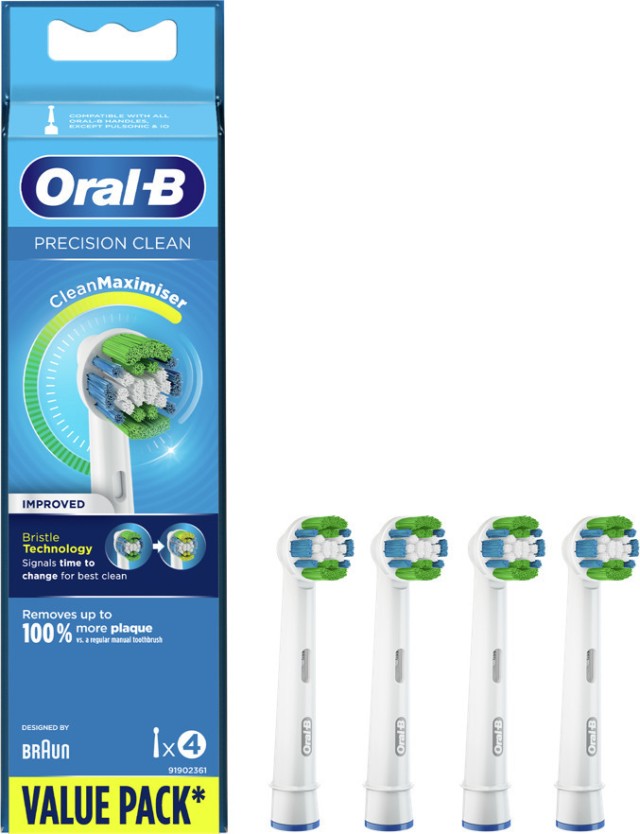 Oral-B Ανταλλακτικές Κεφαλές Precision Clean 4τμχ