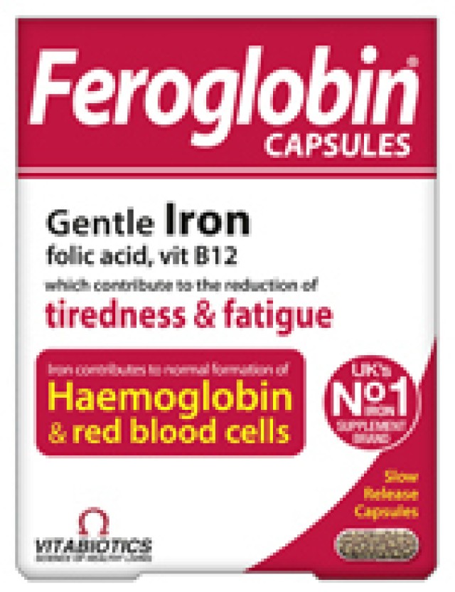 VITABIOTICS FEROGLOBIN SLOW RELEASE 30 CAPS