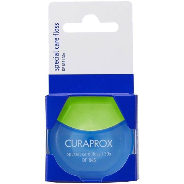 Curaprox DF 846 Implant - Saver Special Care Floss Οδοντικό Νήμα για Εμφυτεύματα 30 Τεμάχια