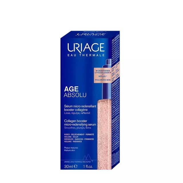 Uriage Age Asbolu Collagen Booster Micro-Redensifying Serum Αντιγηραντικός Ορός Προσώπου που Ενισχύει το Κολλαγόνο 30ml