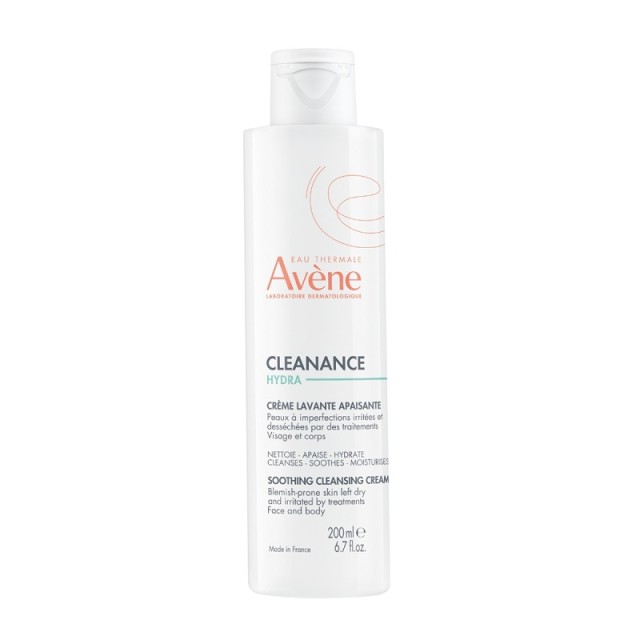 AVENE EAU THERMAL CLEANANCE HYDRA Creme Lavante Apaisante 200ml