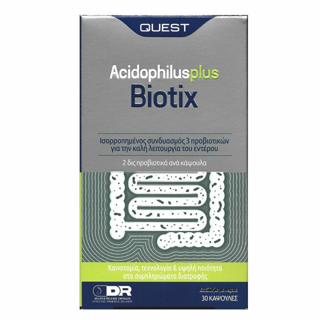 QUEST ACIDOPHILUS PLUS BIOTIX 30CAPS