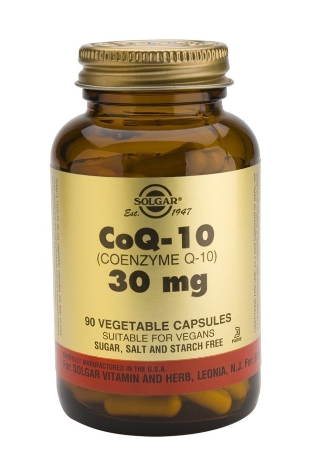 SOLGAR COENZYME Q-10  30mg veg.caps  90s