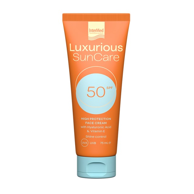 Intermed Luxurious Suncare Αντηλιακή Κρέμα Προσώπου SPF50 75ml