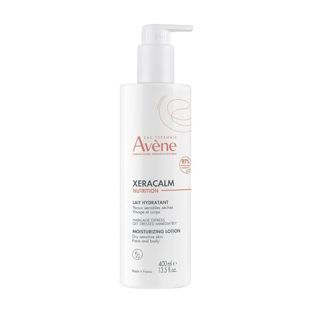 Avene XeraCalm Nutrition Hydratant Ενυδατικό Γαλάκτωμα Προσώπου - Σώματος για Ευαίσθητες & Ξηρές Επιδερμίδες 400ml