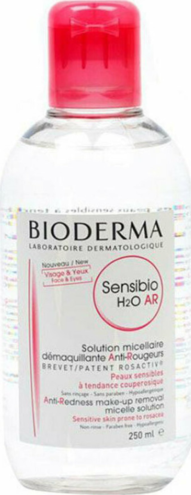 Bioderma Sensibio H2O AR Micellair Δερματολογικό Νερό Καθαρισμού & Ντεμακιγιάζ, 250ml