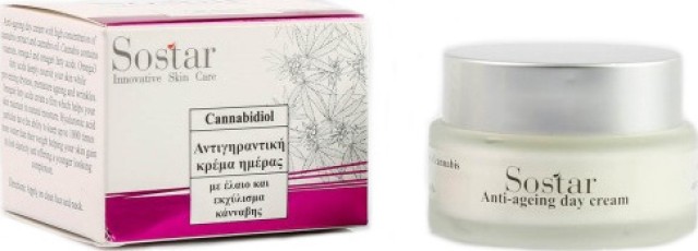 Sostar Cannabidiol Αντιγηραντική Κρέμα Ημέρας 50ml