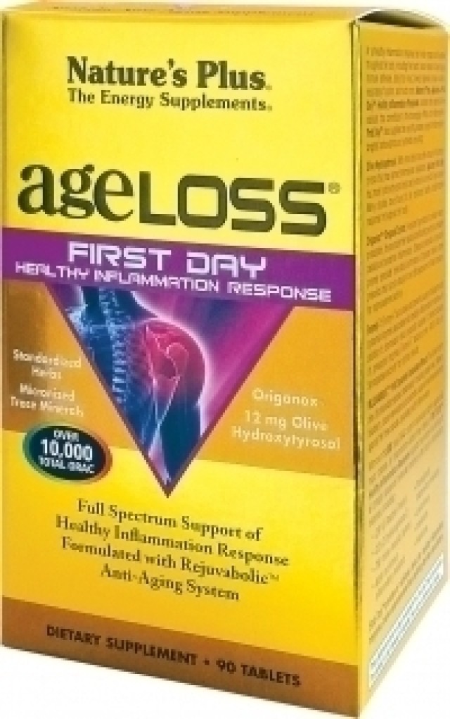 Natures Plus AGELOSS FIRST DAY INFLAMMATION 90 ταμπλέτες