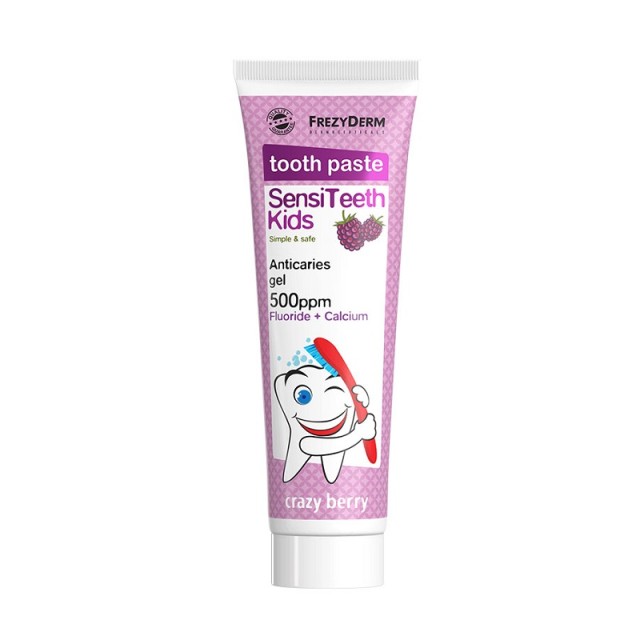 Frezyderm SensiTeeth Kids Toothpaste 500ppm Παιδική Οδοντόπαστα Κατά της Τερηδόνας 50ml