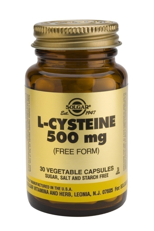 SOLGAR L-CYSTEINE 500mg veg.caps 30s