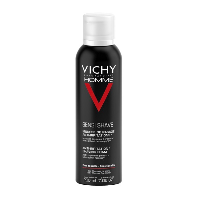 VICHY HOMME  MOUSSE A RASER ANTI-IRRITATION 200ML