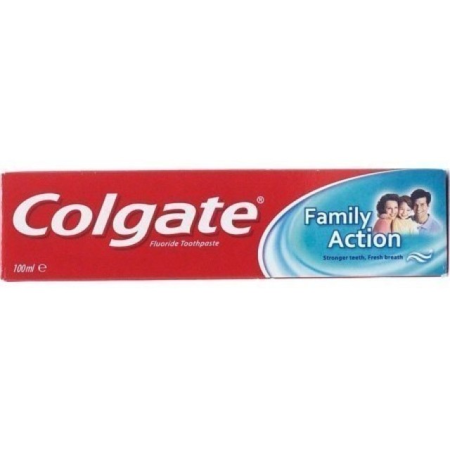 COLGATE Family Action Οδοντόκρεμα με Φθόριο 100ml