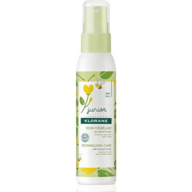 Klorane Junior Detangling Care Spray Μαλακτικό Σπρέι Μαλλιών με Μέλι Ακακίας, 125ml