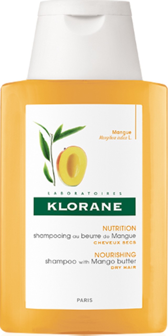 KLORANE Mangue Shampoo Σαμπουάν Θρέψης Με Μάνγκο 100 ml