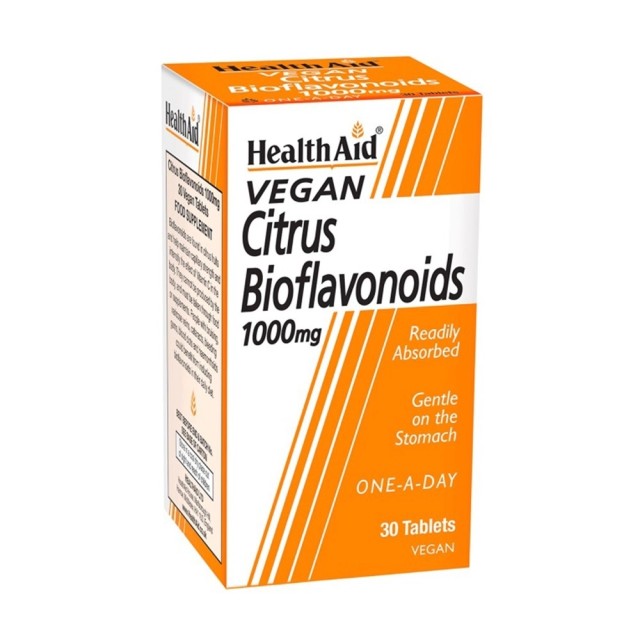 Health Aid Citrus Bioflavonoids 1000 mg Vegan Βιοφλαβονοειδή Εσπεριδοειδών 30 δισκία