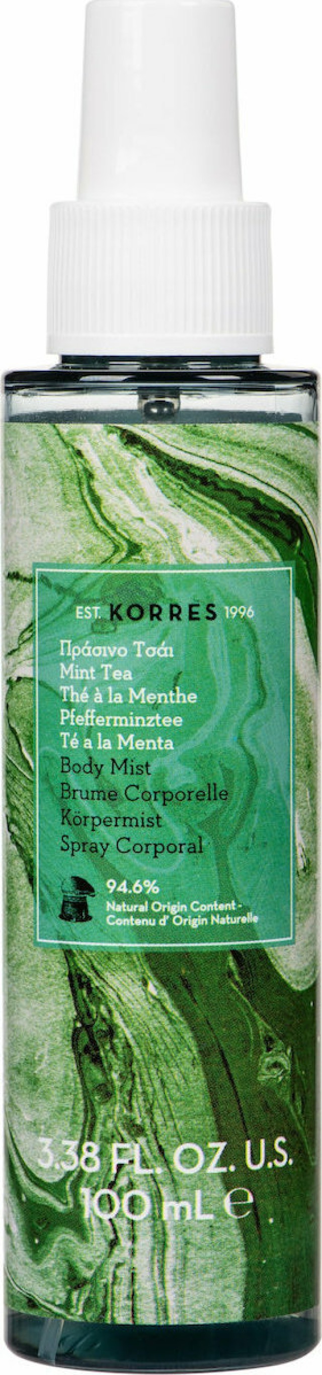 Korres Green Tea Body Mist Ενυδατικό Σπρέι με Πράσινο Τσάι 100ml