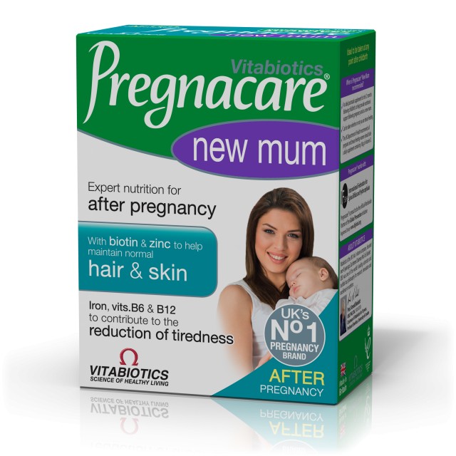 Vitabiotics Pregnacare new mum με βιταμίνες, κολλαγόνο, ασβέστιο, σίδηρο & βιοτίνη 56tabs