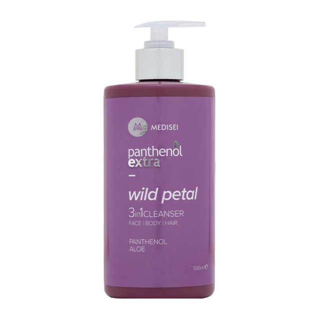 Panthenol Extra Wild Petal Υγρό Καθαρισμού για το Πρόσωπο, το Σώμα & τα Μαλλιά 500ml