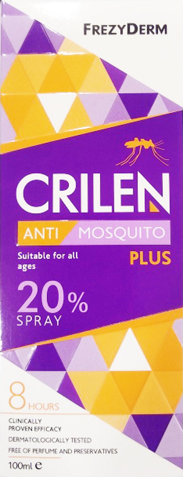 Frezyderm Crilen Anti-Mosquito Plus 20% Spray για Προστασία από Κουνούπια 100ml