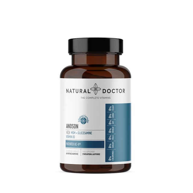 Natural Doctor Anoson 60 caps, Φόρμουλα για την Υγεία των Αρθρώσεων 60 φυτικές κάψουλες