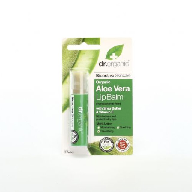 Dr. Organic Aloe Vera Lip Balm 5,7 ml