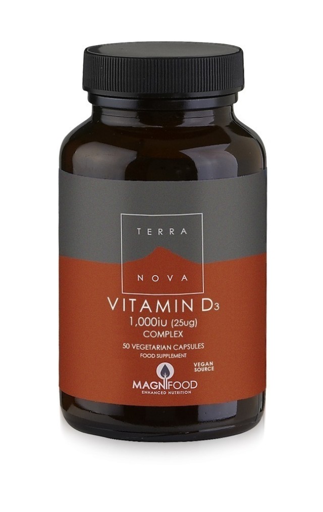 TERRANOVA Vitamin D3 1000 iu Complex 50caps