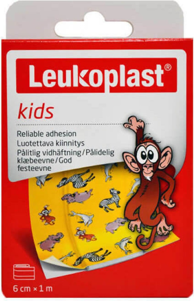 BSN MEDICAL Leukoplast Kids Παιδικό Αυτοκόλλητο Επίθεμα για Μικροτραυματισμούς 6 cm x 1 m 1 τεμάχιο