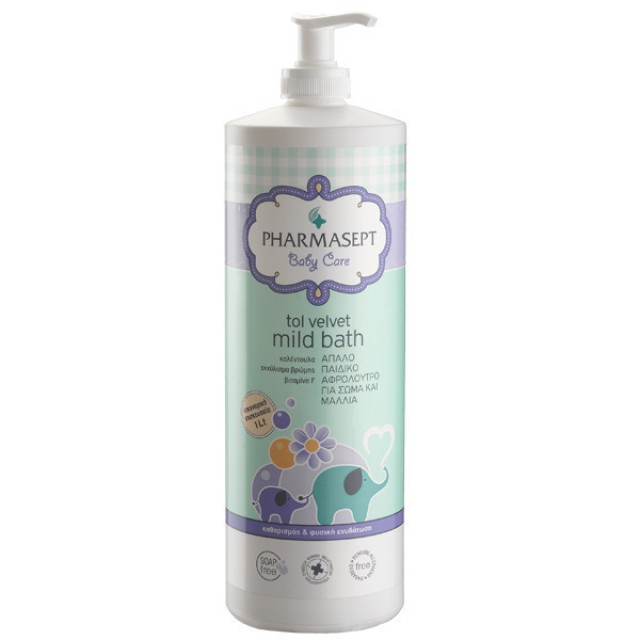 PHARMASEPT TOL VELVET BABY MILD BATH 1lt