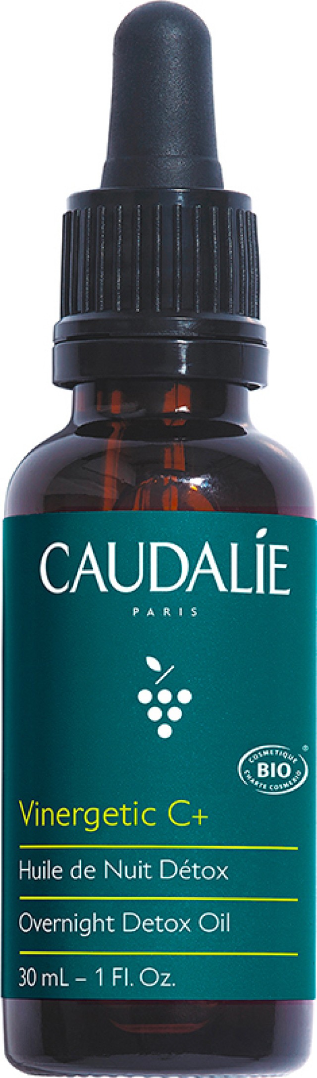 Caudalie Vinergetic C+ Huile De Nuit Detox Ξηρό Λάδι Προσώπου για Αναζωογόνηση της Επιδερμίδας, 30ml