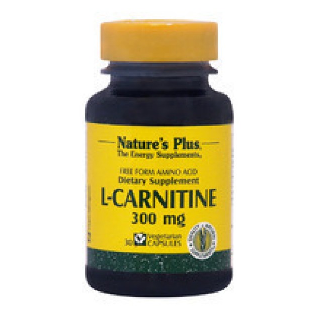 Natures Plus L-CARNITINE 300 MG 30 φυτικές κάψουλες