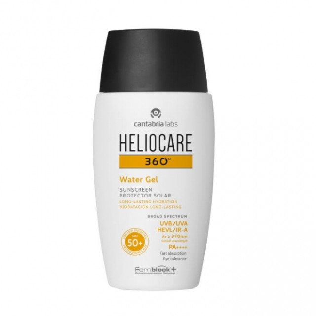 Heliocare 360 Water Gel Sunscreen SPF50 Ενυδατικό Αντηλιακό Προσώπου με Υψηλή Προστασία, 50ml