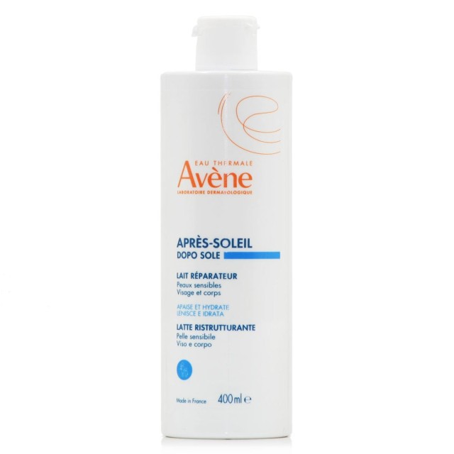 Avene Eau Thermale Apres Soleil Λοσιόν Επανόρθωσης Προσώπου & Σώματος για Μετά τον Ήλιο με Ιαματικό Νερό 400ml