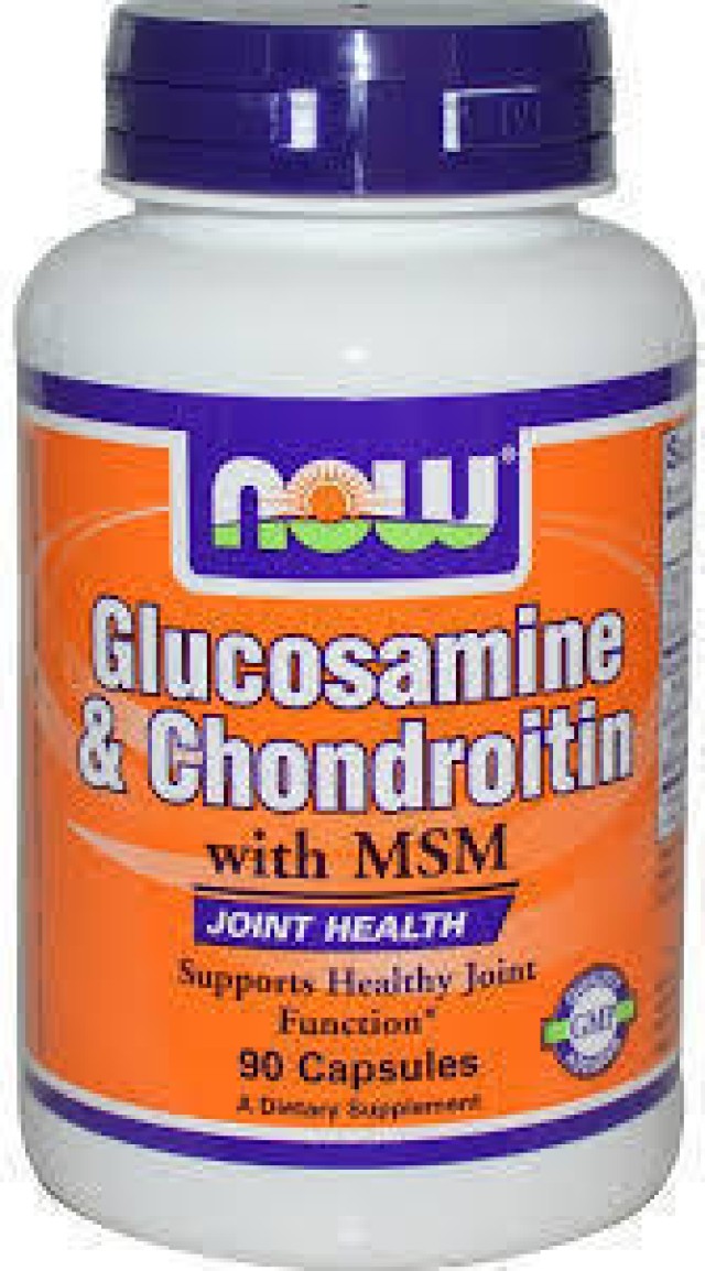 Now Glucosamine & Chondroitin 1500/1200 mg, w/ MSM 90 caps