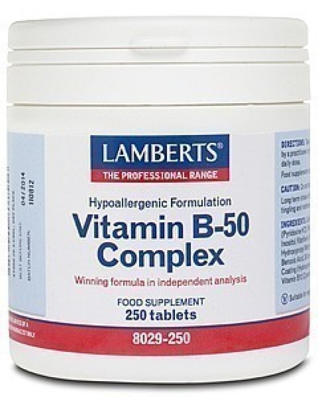 LAMBERTS B-50 COMPLEX 250TABS