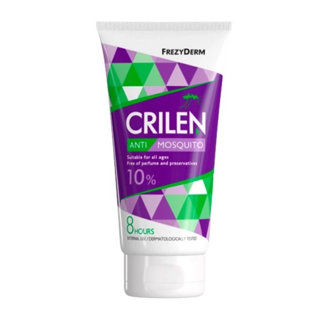 FrezyDerm Crilen Εντομοαπωθητικό Γαλάκτωμα για Προστασία από Κουνούπια, Anti-Mosquito 10%, 150ml