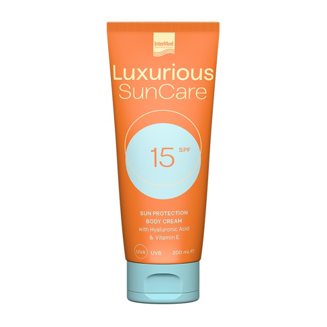 Intermed Luxurious Sun Care Body Cream SPF15 Αντηλιακή Κρέμα Σώματος 200ml