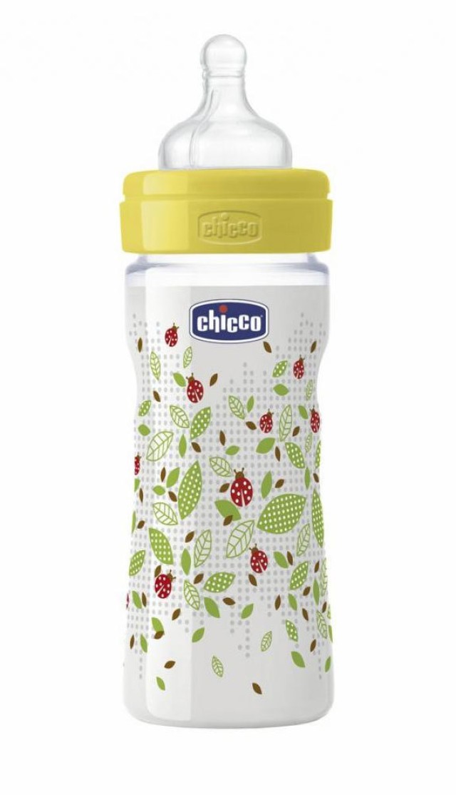 Chicco ΜΠΙΜΠΕΡΟΝ ΠΛΑΣΤΙΚΟ WELL BEING 250ML ΘΣ ΡΥΘΜΙΖΟΜΕΝΗ (Α60-70760-01)