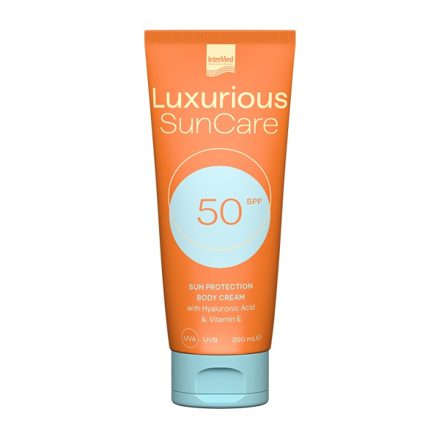 Intermed Luxurious Sun Care Body Cream SPF50 Αντηλιακή Κρέμα Σώματος 200ml