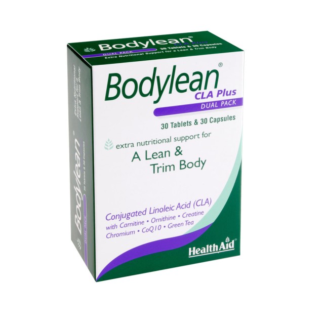 HEALTH AID BODYLEAN CLA plus 30scaps+30s tabs