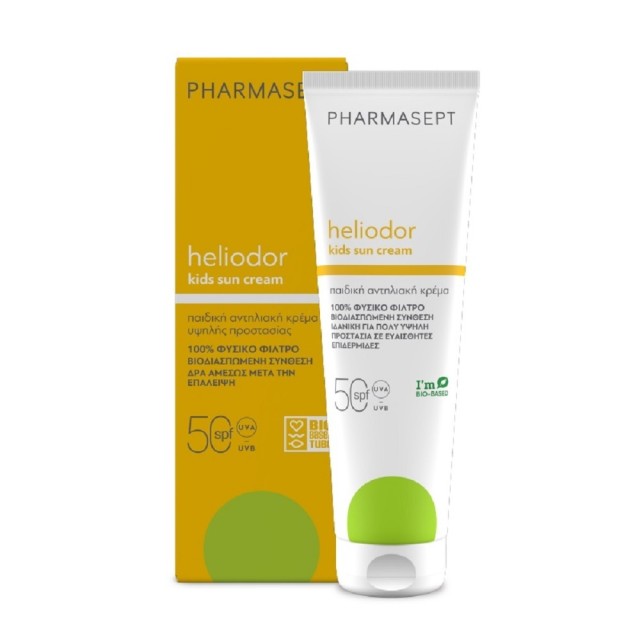 Pharmasept Heliodor Kids Sun Cream Spf50 150ml | Παιδική Αντηλιακή Κρέμα Προσώπου & Σώματος