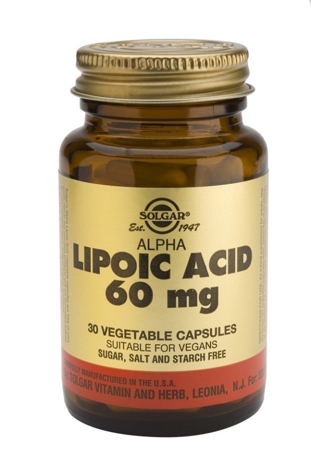 SOLGAR ALPHA LIPOIC ACID  60mg veg.30s 