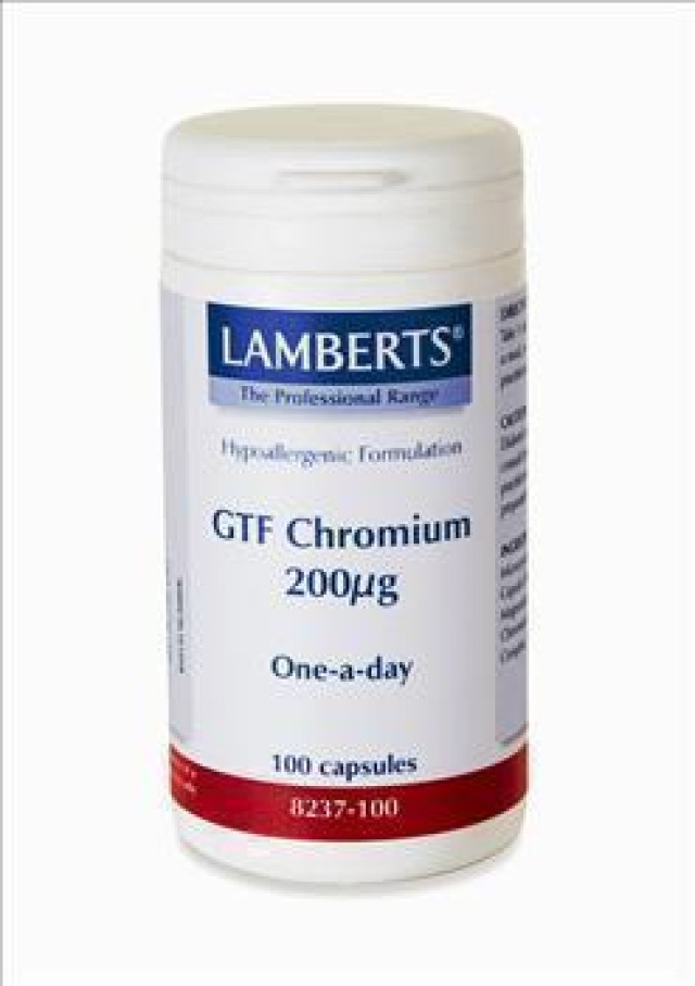 LAMBERTS GTF CHROMIUM 200MCG 100TABS