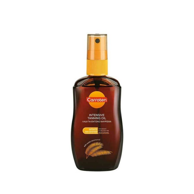 Carroten Tan Express Oil SPF0 Αντηλιακό Λάδι Σώματος για Έντονο Μαύρισμα με Έλαιο Καρύδας 50ml